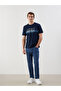Nevavm Oval Collar Printed Combed Cotton Men's T-Shirt - 2