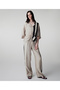 Adjustable Drawstring Colorblock Blouse - 2