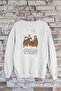 Penguin Blinders Printed Cotton Long Sleeved 3 Yarn Thread Patterned Unisex Sweatshirt