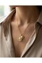 316L Steel Gold Color Sea Shell Model Zircon Stone Women's Necklace Does Not Tarnish |   Stylish and Durable Jewelry