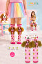 💓   1 Pair of Plush Eared Dog Patterned Girls' Socks (Without Heel)