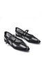 (Gedik Paşalı) Tulle Women's Ballerina Flats Black - 2