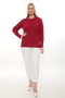 Women's Long Sleeve Crew Neck Knitwear Sweater Blouse Combed Cotton Mother Winter Seasonal Four Seasons - 4