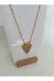 Large Size Serenay Model Gold Steel Necklace