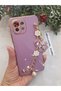 Mi 11 Lite Compatible Floral Handheld Laser Cut Shiny Case - 3