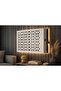 Modern Lockable Decorative Wall Hanging Insurance and Modem-Wifi Storage Box with Lock 25X35X10Cm - 3