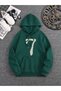 Printed Sweatshirt Hooded Thick Fabric (Unisex) - 2