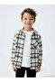 Ecru plaid boy's shirt from plus-store - 4
