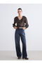Esvab • Modern & Distinctive V Planted Ruffle Chiffon Blouse - 2