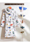 Timeless Clothing & Timeless Choices Dinosaur Printed Girls' Bathrobe - 2