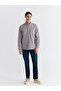 Esvab • Modern & Distinctive Standard Fit Checkered Embroidered Men's Shirt - 2