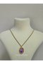 Ribbon Cat Plate Necklace Cat Mom 316L Stainless Steel Medallion - 3