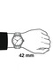 New Season Men's Wristwatch Honeycomb Textured Dial Steel Band Stylish Design - 2