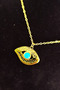 Aegis Eye Turquoise Stone Evil Eye Necklace - 3