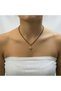 316L Anti-Tarnish Steel Gold Color Pole Star Women's Necklace - 3