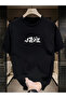 Yazi Custom Printed Oversize Cotton Crew Neck T-Shirt