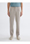 Beige Standard Fit Men's Trousers - 2