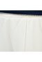 Women's Pleated Straight Fit Wide Leg Embroidered Patterned Cotton White Sweatpants - 5