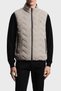 Regular Fit Logo Quilted Stand Collar Puffer Vest Men's Vest Em004946 Af18499 U8049