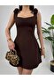 Marie Thick Strap Mini Dress Evening Invitation Graduation Dress - 4