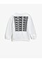 Printed Sweatshirt Crew Neck Cotton - 2