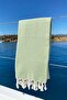 Walnut Green Likya Peshtemal 95X190 cm - High Absorbent Peshtemal with Flowers and Patterns - 3