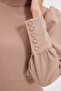 Mink Mini Woven High Collar Flounced Woven Dress TWOAW21EL1816 - 4