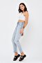 Pocket Embroidery Detailed Frayed Mom Trousers - 3