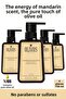 100% Olive Oil Tangerine Scented Shower Gel |   Moisturizing Care, Paraben & Sulfate Free, 4X750 ml