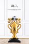 Standing Football Ball Trophy Foil Balloon Large Champion Cup Balloon