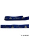 Auspicious Ramadans Written Gift Wrapping Ribbon, Gold Foil Navy Blue Satin Ribbon, 2.5cm X 5