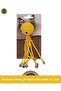 Rattling Yellow Octopus 12.5 cm Cat Toy