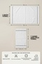 100% Cotton 2-Piece Bath Towel Set (90X150 cm Large Size + 50X90 cm) Dowry Soft Set - White - 8