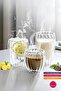 Set of 3 Double-Walled Twisted Crystal Glass Cups – Hot & Cold Tea Coffee Milk Cup Retro Set - 2