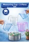 3 قطع 💧   كوب بلاستيك 1500 مل 💧   كوب قابل للطي 💧 كوب المرحاض بمقبض 💧 وعاء ماء متعدد الأغراض، مقبض مريح، دلو تنظيف الحمام من البلاستيك المتين - 4