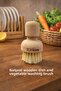 Natural Wooden Dish and Vegetable Brush - 3