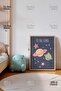 One Piece Raw Color Real Wood Framed Painting - Teknrsymdf-34 - 3
