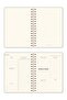 A5 Spiral Linen Hard Cover Timeless Planner Agenda |   Weekly and Monthly Planning – Cream - 7