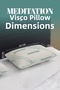 Relaxing Visco Pillow - Orthopedic Luxury Plump Pillow Anti Static Stress Reducing [2 Pieces] - 5