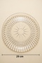 Selen Concept Güneş Model Large Size Handmade Glass Dessert and Presentation Plate Set of 2 - 3