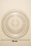 Selen Concept Güneş Model Large Size Handmade Glass Dessert and Presentation Plate Set of 6 - 5