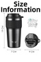 TKK 630 ML Special Series Steel Mug Coffee Cup with Straw/Comfortable Drinking 6 Hours Hot/12 Hours Cold Thermos -2 - 4