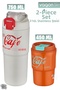 2-piece steel thermos-coffee cup set 750ml dual use thermos//450ml mug coffee cup