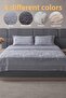طقم غطاء سرير مزدوج من القماش الشنيل بنمط ويلو بريز مطرز 240x260 سم - 2