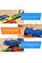Car Throwing Dragon Transporter Truck with 2 Cars Gift Red - 6