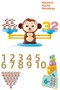 Monkey Balance Educational Game - Process Card Math Tutorial Kit - 4