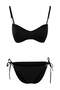 Siyah Bralette Kaplı Aksesuarlı Normal Bel Regular Bikini Takımı TBESS26BT00020 - 5