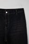 Kahverengi Yüksek Bel Pens Detaylı %100 Pamuk Non-Stretch Culotte Fit Jeans TBBSS26CJ00007 - 6