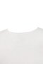 Beyaz Esnek Fitted Basic Bisiklet Yaka Kısa Boy Büyük Beden T-shirt TBBSS26BF00006 - 5