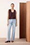 Trendyolmilla Wardrope Essentials Mavi Düşük Bel 100% Pamuk Wide Leg Geniş Paça Jeans TWOSS26JE00131 - 2